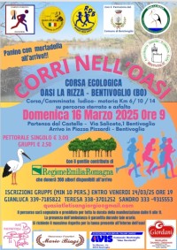 Camminata “ corsa nell’oasi”