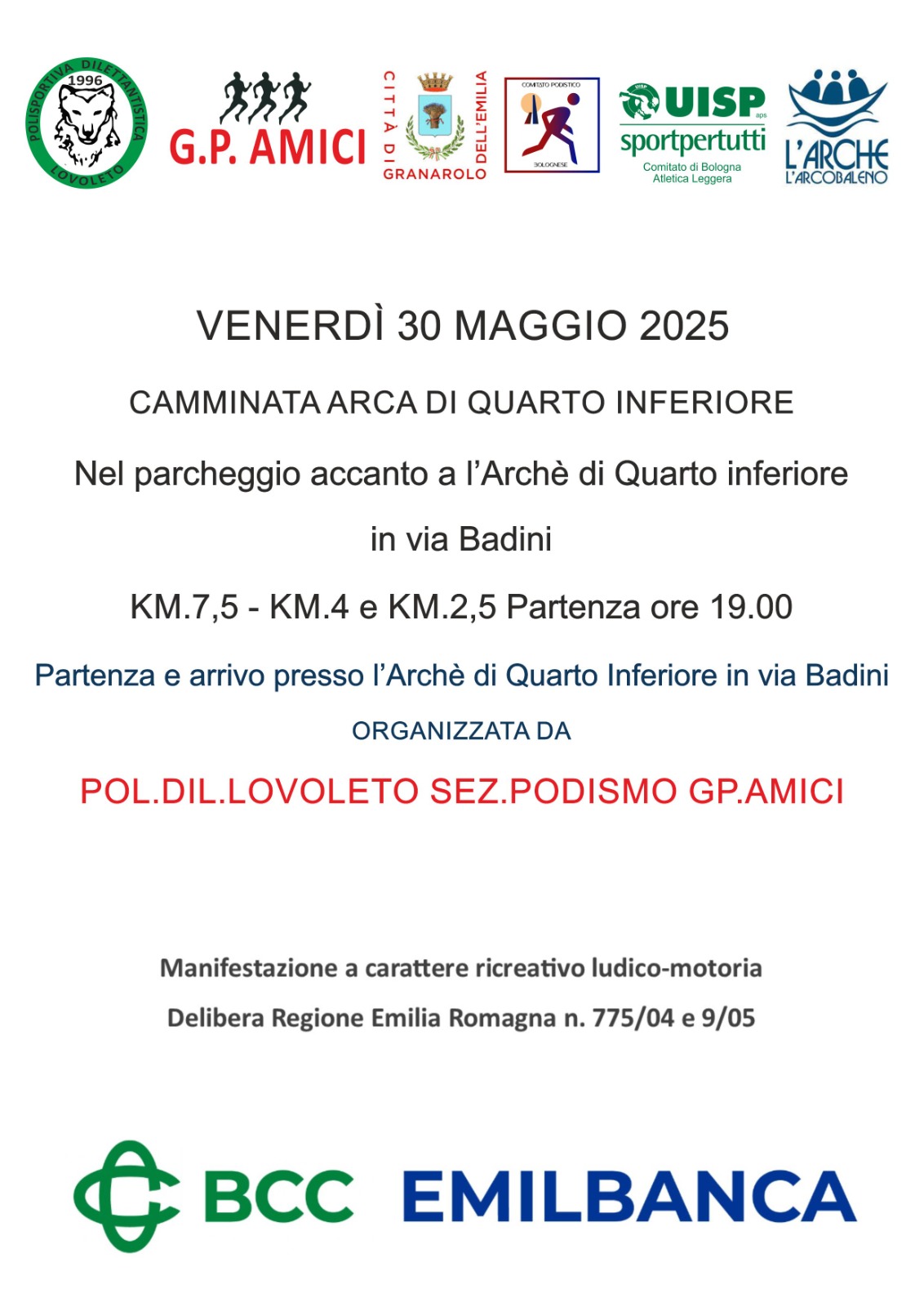camminata arca di quarto inferiore