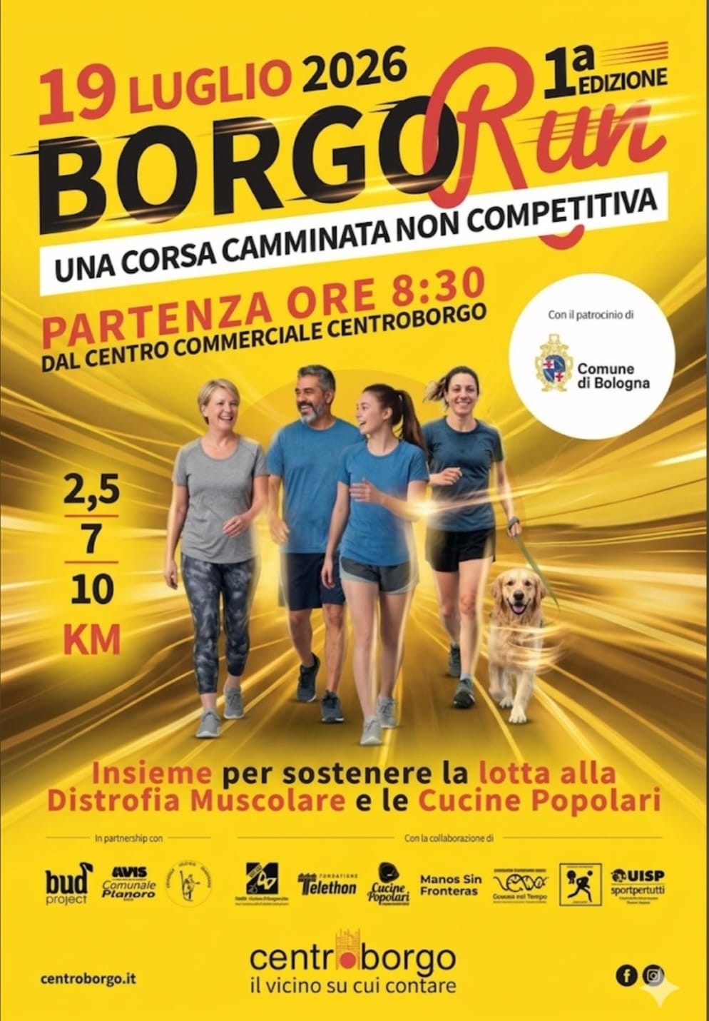 locandina borgo run